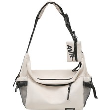 Lebeigo 2024 Yeni Büyük Kapasiteli Omuzdan Askili Çanta Erkek Mi Chun Trendy Marka Iş Giysisi Çift Askılı Çanta Rahat Öğrenci Crossbody Sırt Çantası (Yurt Dışından)