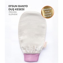 Banyo Duş Kesesi Peeling Eldiveni %100 Floş Ipek Kadınlar Için, Premium Kese, Hamam Kesesi,pembe