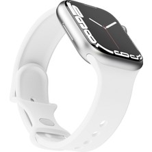 Vonmahlen Silikon Loop 42 mm / 44 mm / 45 mm / 49 mm Beyaz