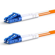 Evlere Kadar Fiber Fiber Optik Patch Cord Lc/pc-Lc/pc, Mm, Dx 50/125,(OM2),LS0H | (2 Metre)