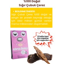 Havhav Doğal Köpek Ödül Maması 4 Adet Katkısız Köpek Ödül Maması Seti  Kurutulmuş Et Sığır Çubuk Çerez 4X50 gr