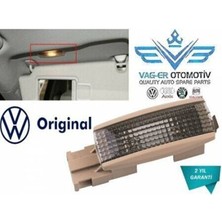 Aftermarket Skoda Superb 2002-2008 Bej Güneşlik Makyaj Lambası Sağ 3B0947109