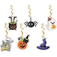 Parti Dükkanım Cadılar Bayramı Halloween Asma Tavan Süs 6 Adet