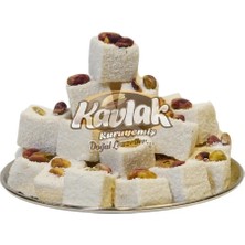 Kavlak Kuruyemiş Hindistan Cevizli Antep Fıstıklı Lokum 500GR