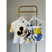 Lolipop Kids Store Mickey Mause Unisex Şortlu Takım