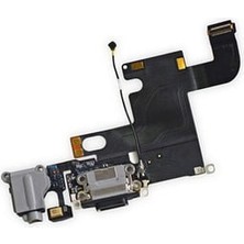 Telefon Kulübesi Iphone 6s Plus Uyumlu Şarj Bordu Siyah ve Tamir Seti