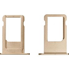 Telefon Kulübesi Iphone 7 Plus Uyumlu Sim Kapağı Gold