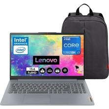 Lenovo Ideapad Slim 3 Intel Core I7-13620H 16GB 512GB SSD Windows 11 Pro 15.6" Taşınabilir Bilgisayar 83EM005UTR Csrtech Çantalı