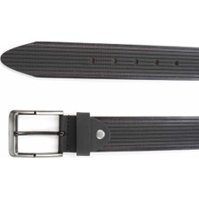 Bambi Siyah Nubuk Deri Erkek Kemer U08657041501