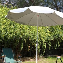Zey Camping 200 cm Kalın Kumaş Plaj Bahçe Balkon Teras Şemsiyesi + Taşıma Çantası (Bidon Hariç )