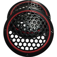 Prs 20CM Kırmızı Neon Ledli Hoparlör Kapağı
