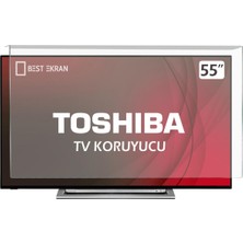 Best Ekran  Toshiba 55UL3363DT Tv Ekran Koruyucu - Toshiba 55" Inç Kırılmaz Ekran Koruyucu