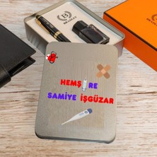 Hediye Vakti Hemşirelere Özel Metal Kutulu Bradley Dolma Kalem Seti