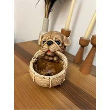 Libre Design Dekoratif Köpek Biblo Şekerlik Anahtarlık