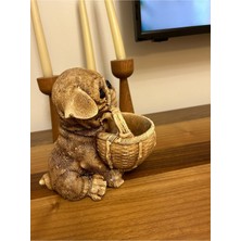 Libre Design Dekoratif Köpek Biblo Şekerlik Anahtarlık