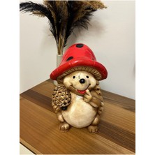 Libre Design Dekoratif 30CM Büyük Boy Kirpi Biblo Heykel