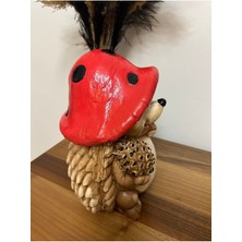 Libre Design Dekoratif 30CM Büyük Boy Kirpi Biblo Heykel