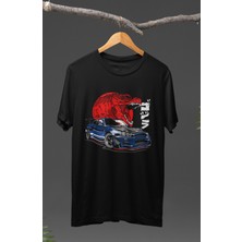 Fuddy Moda  Nissan Gtr Skyline R34 Automotive Jdm Baskılı T-Shirt, Araba Yarış Temalı Baskılı Tişört