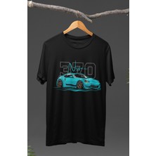 Fuddy Moda  Nissan 370Z Baskılı T-Shirt, Araba Yarış Temalı Tişört
