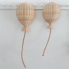 Zoa Collection Rattan Küçük Boy Balon Duvar Dekoru