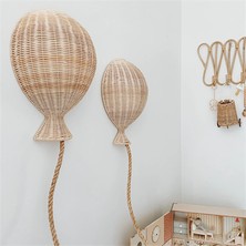 Zoa Collection Rattan Küçük Boy Balon Duvar Dekoru