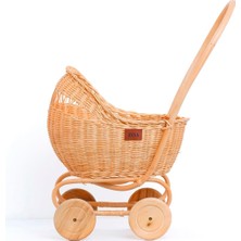 Zoa Collection Rattan Oyuncak Bebek Arabası