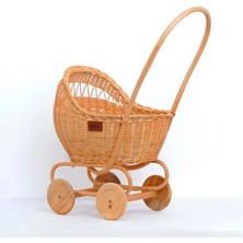 Zoa Collection Rattan Oyuncak Bebek Arabası