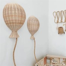 Zoa Collection Rattan Büyük Boy Balon Duvar Dekoru