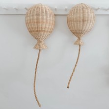 Zoa Collection Rattan Büyük Boy Balon Duvar Dekoru