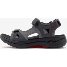 Skechers Go Walk Arch Fit Sandal - Mission Ii Erkek Gri Sandalet 229064 Ccrd