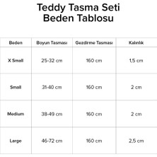 Bunico Teddy Köpek Tasma Seti - Sarı