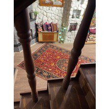 Rustik Ev Madalyon Halı