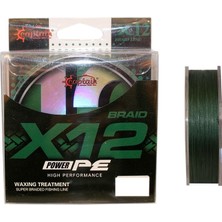 Captain X12 Power Pe Ip Misina 0,18MM 150MT Dark Green