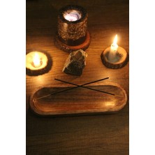 Paganca Oval Kenarlı Geniş Kayık Tütsülük