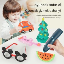 Decisivemicro Çocuk Diy 3D Baskı Kalem Boyama Kalem Seti (Yurt Dışından)