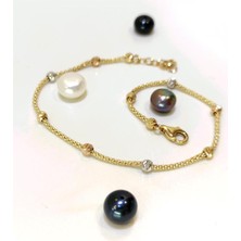 Altın Ofisi Dorika Toplu Popcorn Bileklik Künye 14 Ayar Altın HD VİDEOLU