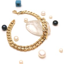 6.5mm Gumet Bileklik Künye 14 Ayar Altın HD VİDEOLU