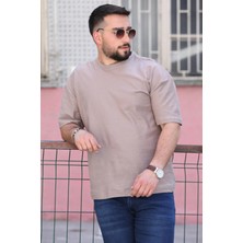 Julude Vizon Bisiklet Yaka Likralı Erkek Tişört P-00010251