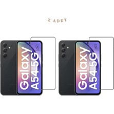 Samsung Galaxy A54 5g Ile Uyumlu Ekran Koruyucu Şeffaf Temperli Kırılmaz Cam Ekran Koruyucu 2 Adet