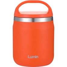 Lumin Flask Lumin Thermo 0,60 Litre Paslanmaz Çelik Vakumlu Yalıtımlı Yemek Termosu 12 Saat Sıcak, 12 Saat Soğuk