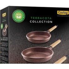 Castey Terracota 3'lü Tava Seti 20-24-28 cm