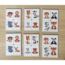 Trendy Toys Eğitici Ahşap Hafıza Eşleştirme Oyunu Animal Memory Game