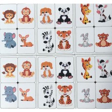 Trendy Toys Eğitici Ahşap Hafıza Eşleştirme Oyunu Animal Memory Game