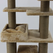Mdt Lotus Furniture Brüksel Tırmalamalı Kedi Evi