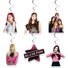 Parti Dükkanım Black Pink Asma Süs - 6 Adet