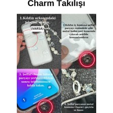 Paladyum Case Sevimli Kurdele ve Boncuklu Telefon Bilek Askısı