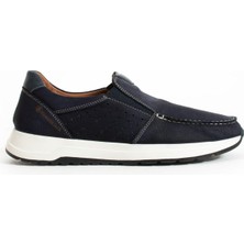 Hammer Jack Mosko Hakiki Deri Lacivert Nubuk Erkek Ayakkabı