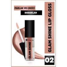 Cecile Glam Shine-Lip Oil Parlak Dudaklar Bakım ve Makyaj Seti 02-02