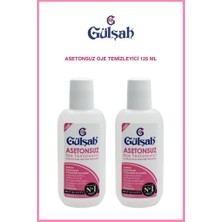 Gülşah Gülşah asetonsuz Oje Temizleyici 125 ml X2