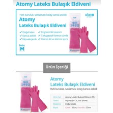 Atomy Lateks Bulaşık Eldiveni M